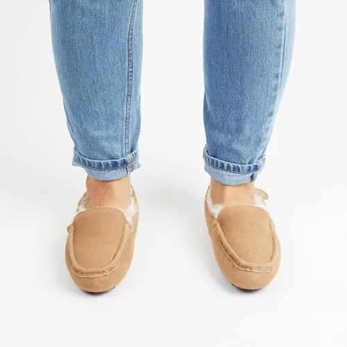 Vista 9 de Dearfoams Fireside - Mocasines de oveja para mujer