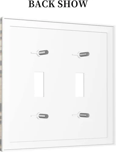 Vista 116 de Placa de Interruptor de Luz Azul de 1 Gang, Placa de Pared Decorativa de Palanca Individual, Cubierta de Placa de Pared de Palanca, Placa Frontal