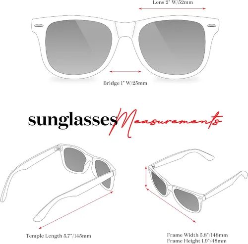 Vista 6 de Retro Rewind Gafas de sol vintage de lunares para mujer UV400