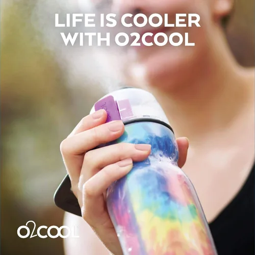 Vista 8 de O2COOL ArcticSqueeze botella de 20 onzas oficial que se aprieta para tomar