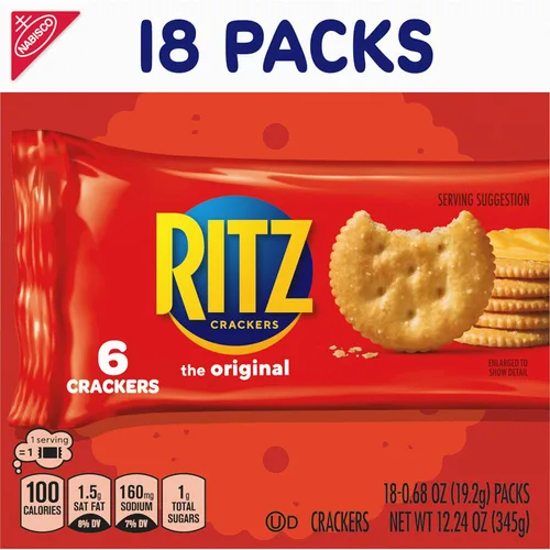 Vista 19 de RITZ Galletas originales, 72 paquetes de aperitivos (4 cajas)