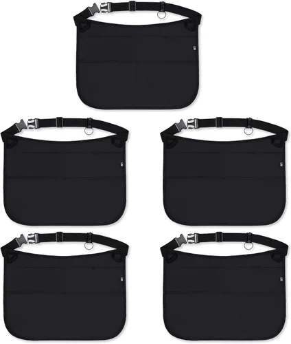 Vista 13 de Delantal de limpieza impermeable para tareas domésticas, cinturón de 5 bolsillos