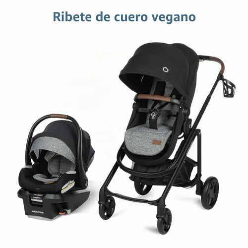 Vista 6 de Maxi-Cosi Tayla™ Max Sistema de Viaje, Cochecito de Bebé y Asiento de Coche Combo, Cochecito con Asiento de Coche Combo, Onyx Wonder