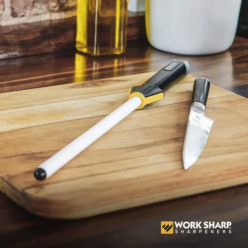 Vista 5 de Work Sharp Paquete de cocina, sacapuntas eléctrico profesional con varilla de pulido de cerámica