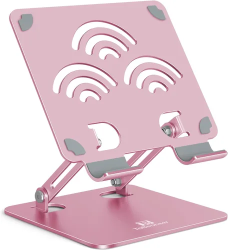 Vista 11 de Soporte Ajustable para Tablet de Escritorio, Soporte de Aluminio Premium para iPads, Tablets, Kindles, Switch, Teléfonos y Todos los Dispositivos