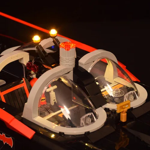 Vista 5 de LightGo Kit de iluminación LED diseñado para Batman, compatible con Lego 76328 The Classic TV Series Batmobile - No incluye modelo (versión clásica)