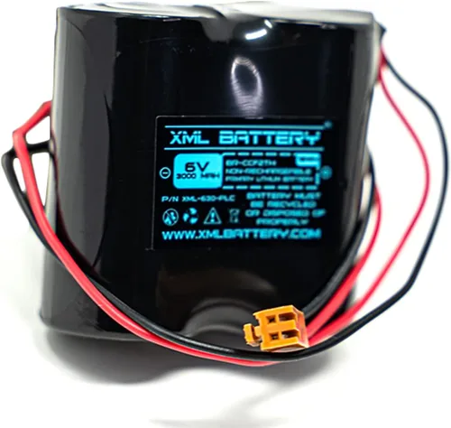 Vista 5 de Paquete de 2 XML Battery 6v 3000mah BR-CCF2TH 6V GE Fanuc A06 Series A06B-0073-K001 A06B0073K001
