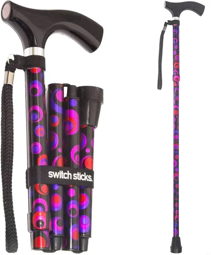 Vista 12 de Bastón plegable para caminar Switch Sticks para mujeres y hombres