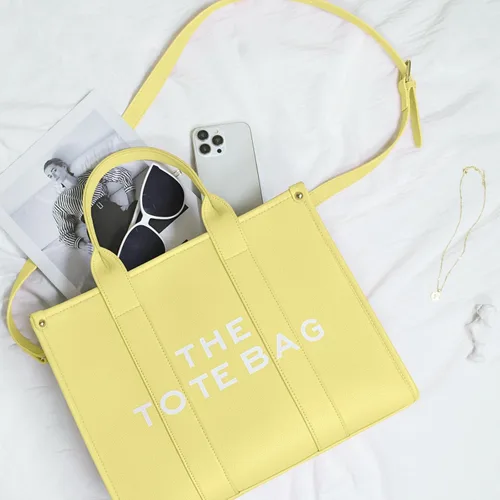 Vista 5 de NPBAG The Tote Bag para mujer, bolso de piel sintética con cremallera, bolso de hombro cruzado para viajes, escuela, trabajo, bolso de moda con asa
