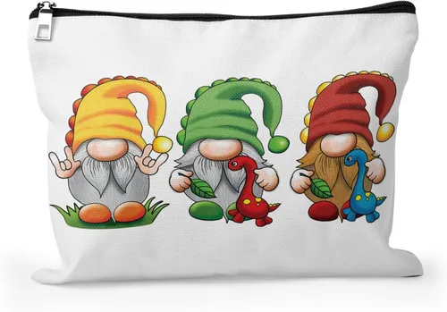 Vista 26 de Bolsa de maquillaje para mujer, Corazones de cactus de alpaca