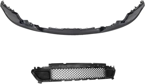Vista 2 de Rejilla de Parrilla Inferior y Tapa de Parachoques Delantero Superior Compatible con Jeep Cherokee 2019, 2020, 2021, 2022, 2023, 68288039AB