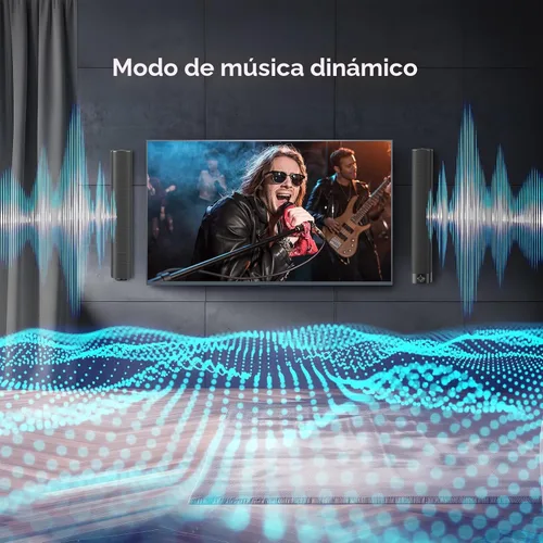 Vista 7 de Barra de sonido para Smart TV, barra de sonido de 80 W con conexión Bluetooth/ARC/Opt/AUX, aumento de volumen dinámico, 3 modos de ecualizador