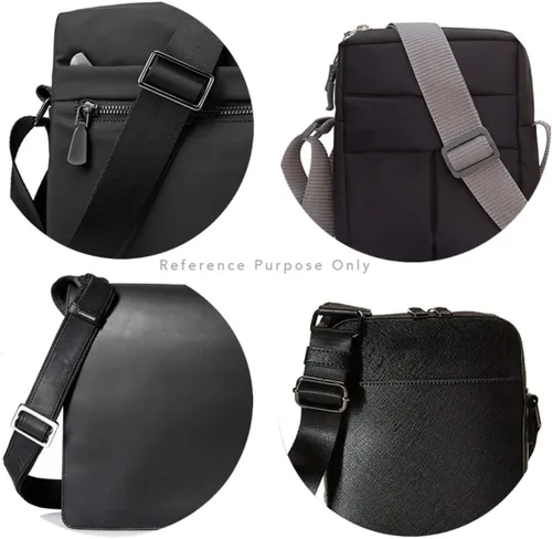 Vista 6 de CRAFTMEMORE Correa de algodón pesado de 1.5 pulgadas, correas de tejido liso para artes y manualidades, correa de lujo para bolsa de alta densidad