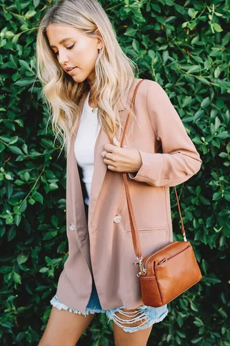 Vista 51 de FashionPuzzle Triple Zip Small Crossbody Bag