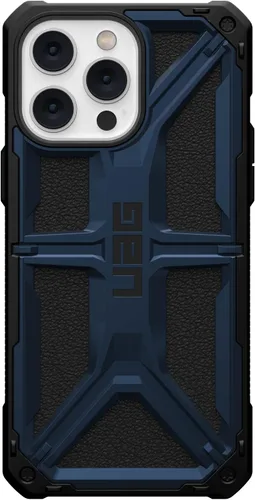 Vista 3 de URBAN ARMOR GEAR UAG - Funda diseñada para iPhone 14 Pro Max, color azul Mallard de 6.7 pulgadas, funda protectora resistente de alta calidad