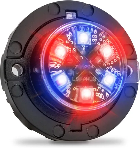 Vista 11 de Lamphus SnakeEye III - Luz estroboscópica de posición oculta [SAE Clase 1] [IP67 Impermeable] [72 Modos de flash] [Función TBT] Luces de advertencia