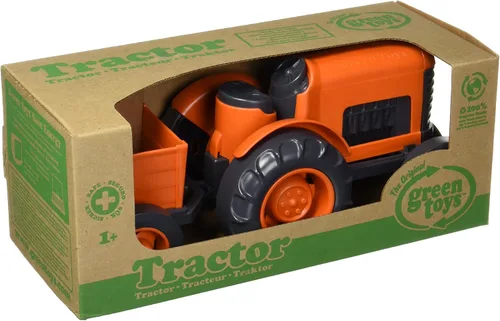 Vista 3 de Green Toys Tractor - CB, Naranja