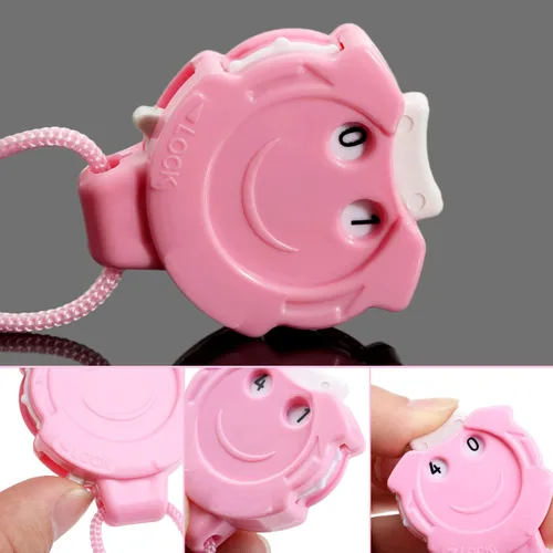 Vista 5 de dophee Mini contadores de hileras de tejer de plástico rosa Herramienta de marcado de aguja de tejer contador de hileras de ganchillo