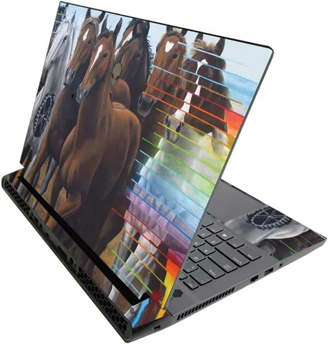 Vista 183 de MightySkins - Skin brillante con purpurina para Alienware M17 R3 (2020) y M17 R4 (2021) - Diversión de los años 90 Acabado duradero con purpurina