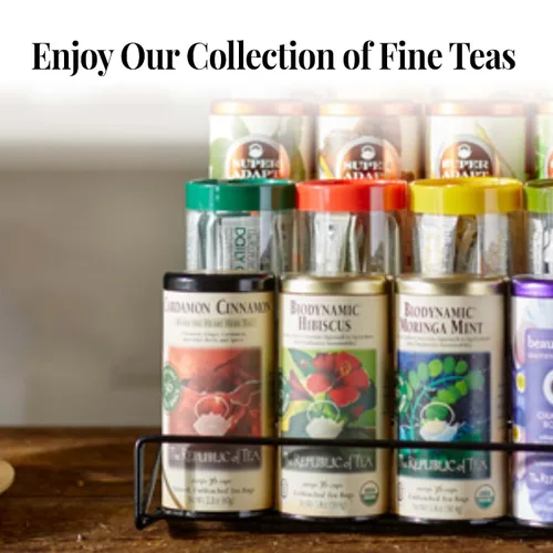 Vista 6 de The Republic of Tea Té de hierbas Rooibos rojo de almendra, coco y macarrón, 36 bolsas de té de repuesto