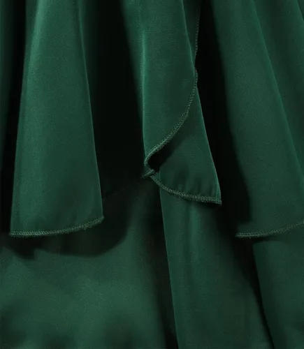 Vista 5 de Kionio Vestido elegante de manga larga para niñas con cremallera 4-13 años
