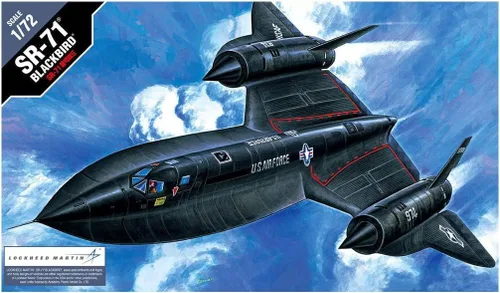 Vista 3 de Academy 12448 SR-71 Blackbird Recon Vigilancia 1/72