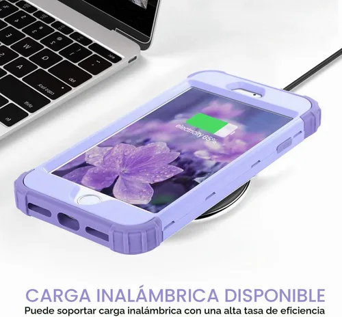 Vista 9 de BENTOBEN Funda para iPhone SE 2022 y iPhone SE 2020, resistente 3 en 1, cuerpo completo, resistente, a prueba de golpes, híbrida de policarbonato