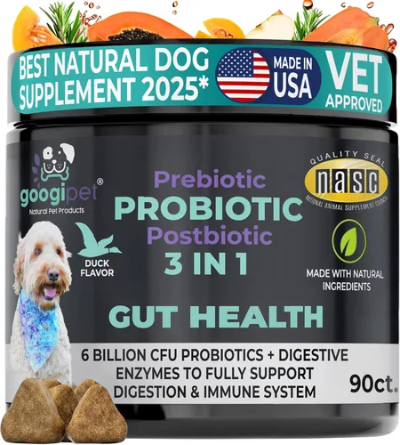 Vista 11 de Googipet - Masticables para alergias para perros, alivio de alergias de temporada y alivio de la picazón en la piel, suplemento para la piel