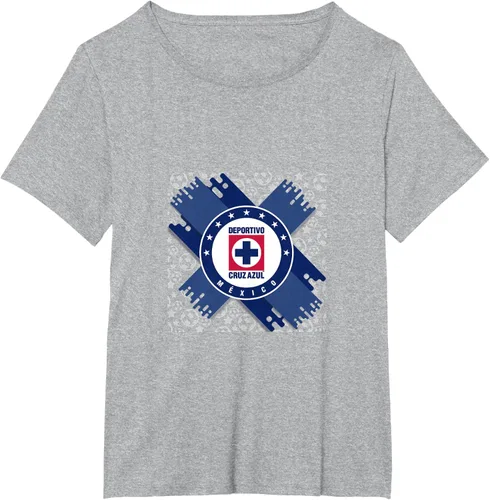 Vista 40 de Camiseta con logotipo de CAZ, Azul / Patchwork, S