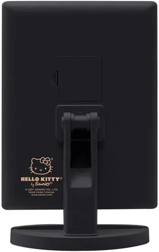 Vista 5 de Impressions Vanity Espejo Hello Kitty con Luces, Espejo de Maquillaje LED Tríptico de Tres Tonos con Sensor Táctil y Tres Paneles de Espejo Negro