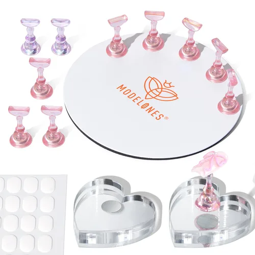 Vista 12 de Modelones Puntas de uñas cortas de almendra, 360 unidades, transparentes