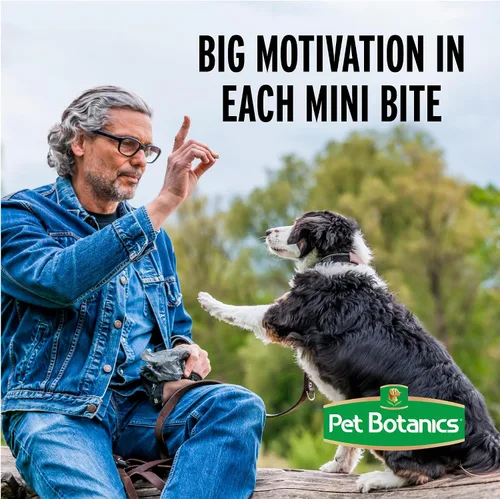 Vista 6 de Pet Botanics Training Rewards Golosinas para perros, hechas con hígado de cerdo real, enfoca, motiva, recompensa, acelera la curva de aprendizaje