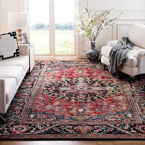 Vista 7 de SAFAVIEH Vintage Hamadan Collection - Alfombra de pasillo, 2 pies 3 pulgadas x 8 pies, diseño oriental tradicional persa, no desprende pelusa