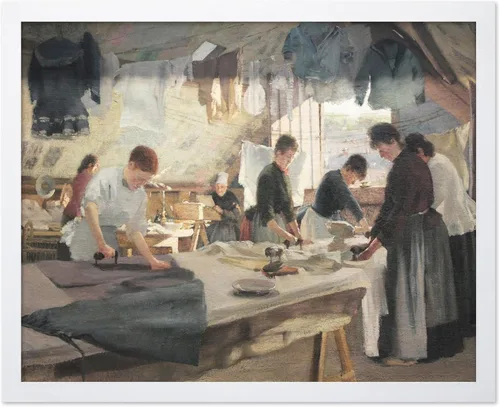 Vista 37 de Poster Master Póster vintage de la costurera, impresión retro de modista, bellas artes, arte impresionista, regalo para hombres y mujeres, gran
