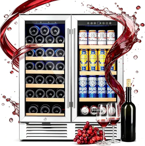 Vista 13 de Refrigerador y enfriador de bebidas comercial BODEGA BODEGACOOLER, refrigerador comercial para mercancía con luz LED suave, estantes ajustables