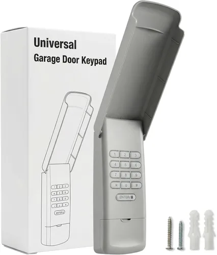 Vista 7 de Control remoto universal para abridor de puerta de garaje compatible con LiftMaster Chamberlain Genie Craftsman Linear Wayne Dalton con botón