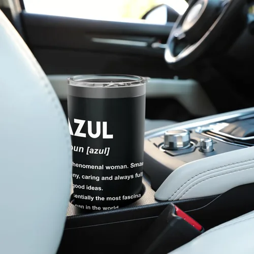 Vista 6 de Azul Name Stainless Steel Insulated Tumbler Black