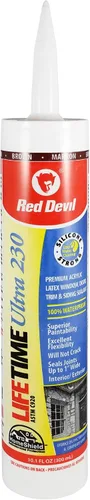 Vista 21 de Red Devil 077020 Lifetime Sellador de látex acrílico elastomérico ultra premium, 10.1 onzas, almendra, paquete de 1