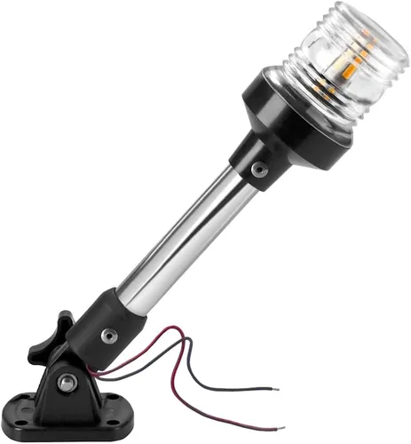 Vista 9 de Marinexplore Luz de Popa - Luces LED Blancas de Ancla y Bimini Top para Pontones y Barcos de Pesca, 3NM, 12-24V, 12
