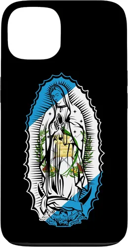 Vista 7 de Funda para iPhone 16 Virgen de Guadalupe con bandera de Guatemala