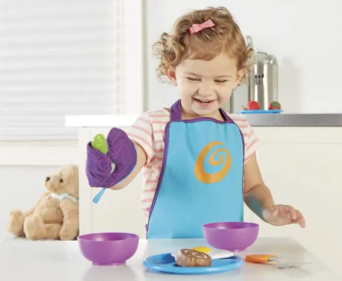 Vista 3 de Learning Resources New Sprouts - Juego de cocina de 4 piezas, a partir de 2 años