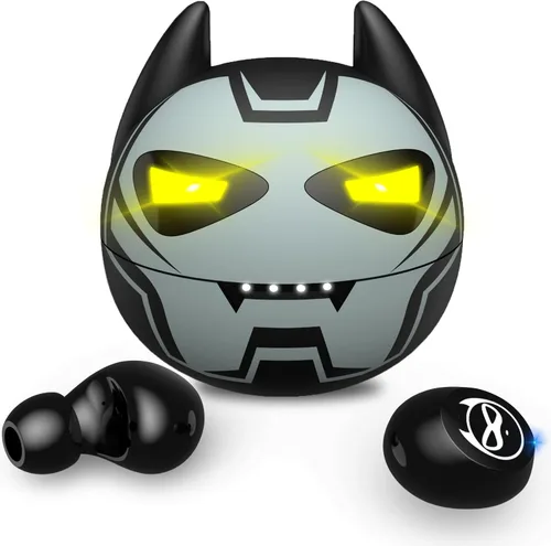 Vista 11 de Auriculares Bluetooth rosa inalámbricos para niños, 36 horas de reproducción, IPX5, impermeable, reducción de ruido, auriculares inalámbricos