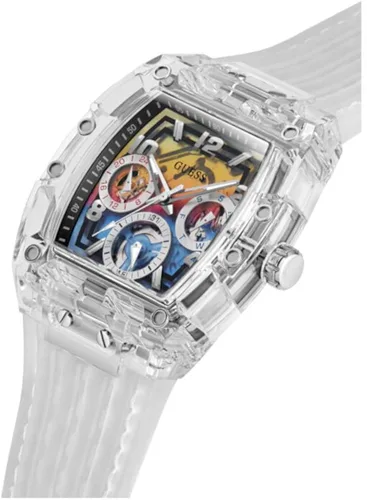 Vista 5 de GUESS US - Reloj multifunción Rainbow Ombre para hombre
