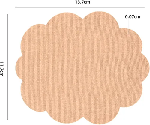 Vista 2 de Parches antifricción para el interior del muslo, 20 piezas de cinta elástica transpirable para levantar muslos, calcomanías ultrafinas antirozaduras