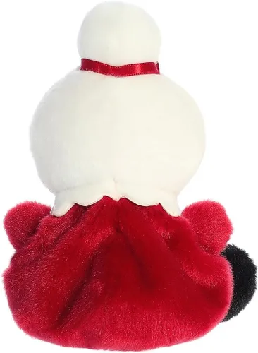 Vista 4 de Aurora Paquete de 2 palmeras de peluche de 5 pulgadas, Papá Noel y Sra. Claus