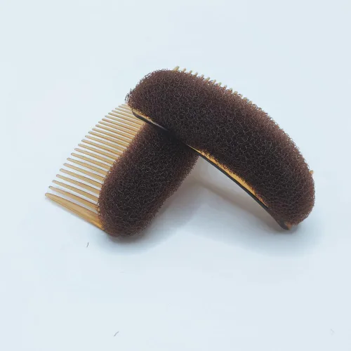 Vista 7 de 2 piezas encantadoras inserciones de volumen para el cabello, peine Do Beehive, herramienta para hacer moños, base para el cabello, accesorios