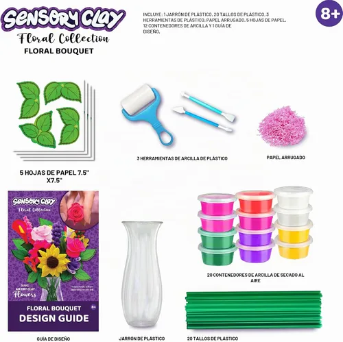 Vista 5 de Tara Toys Arcilla sensorial floral