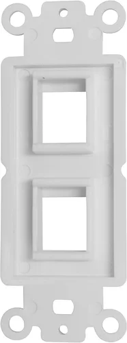 Vista 3 de Kenuco Decora - Placa de pared Keystone (10 unidades, 2 puertos)