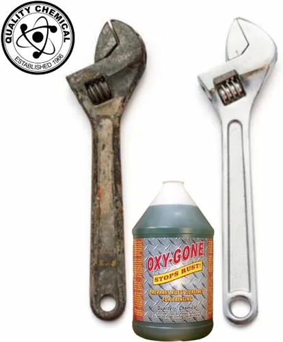 Vista 5 de Quality Chemical Oxy-Gone - Removedor de óxido y tratamiento de metales, reformador de óxido, removedor de óxido, removedor de óxido de metal