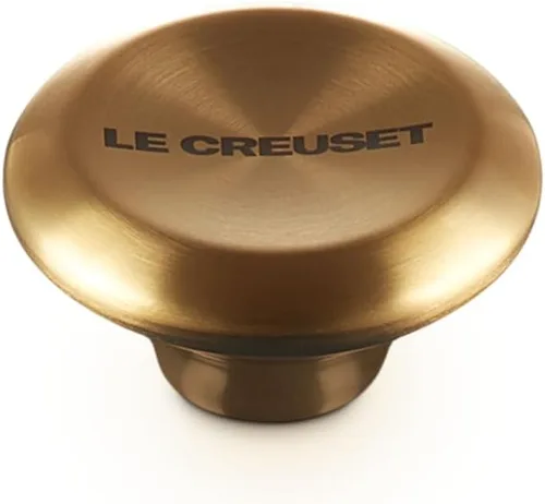 Vista 22 de Le Creuset Perilla Mediana Signature, Níquel Negro